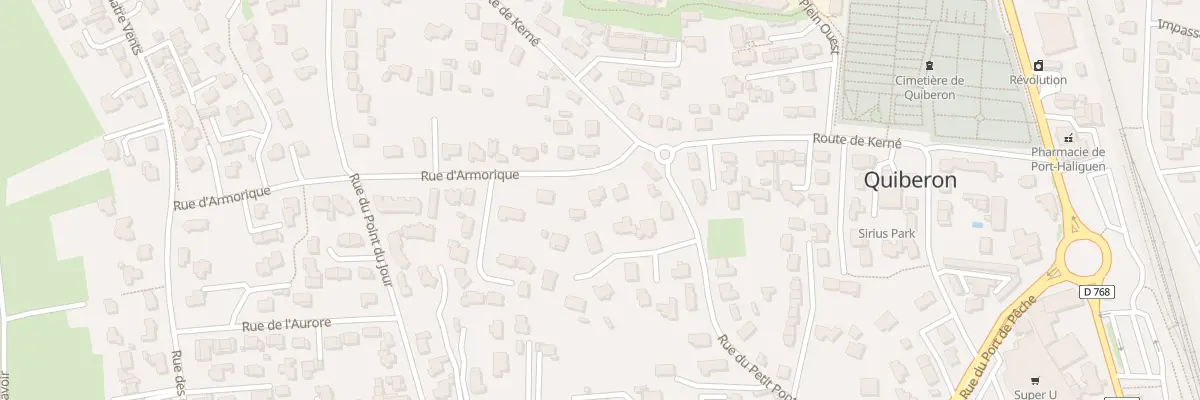 Plan du 5 Rue d’Armorique à Quiberon