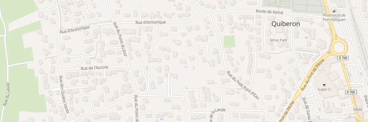 Plan du 29 Rue du Petit Pont d’Eau à Quiberon