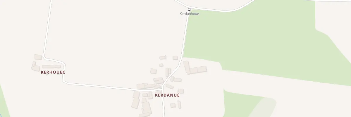 Plan du 207 Kerdanué à Languidic