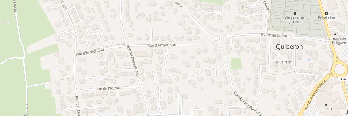 Plan du 11 Rue d’Armorique à Quiberon