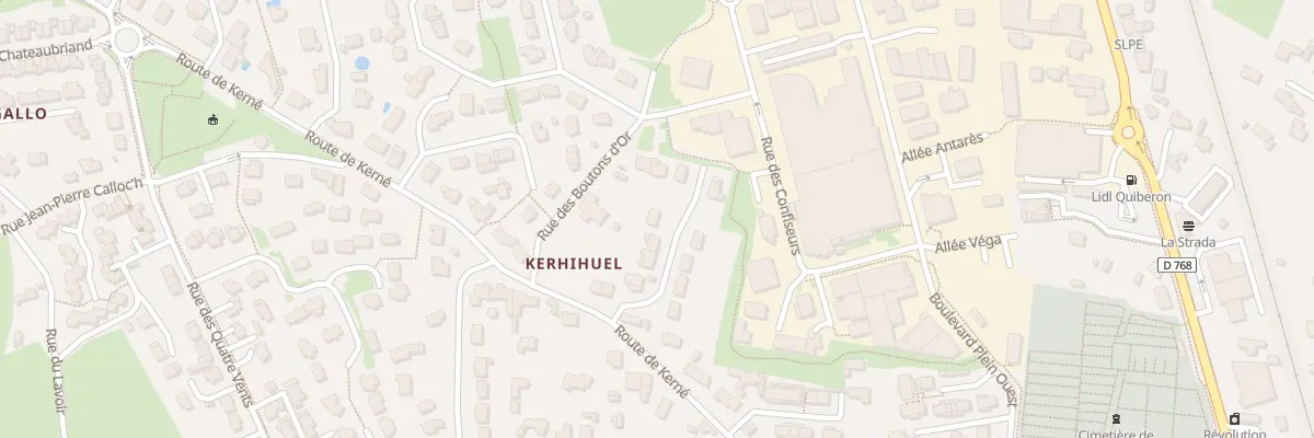 Plan du 4 Imp du Parc Saint Vincent à Quiberon
