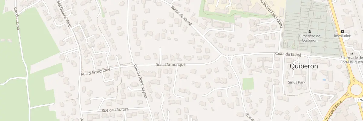 Plan du 4 Rue d’Armorique à Quiberon