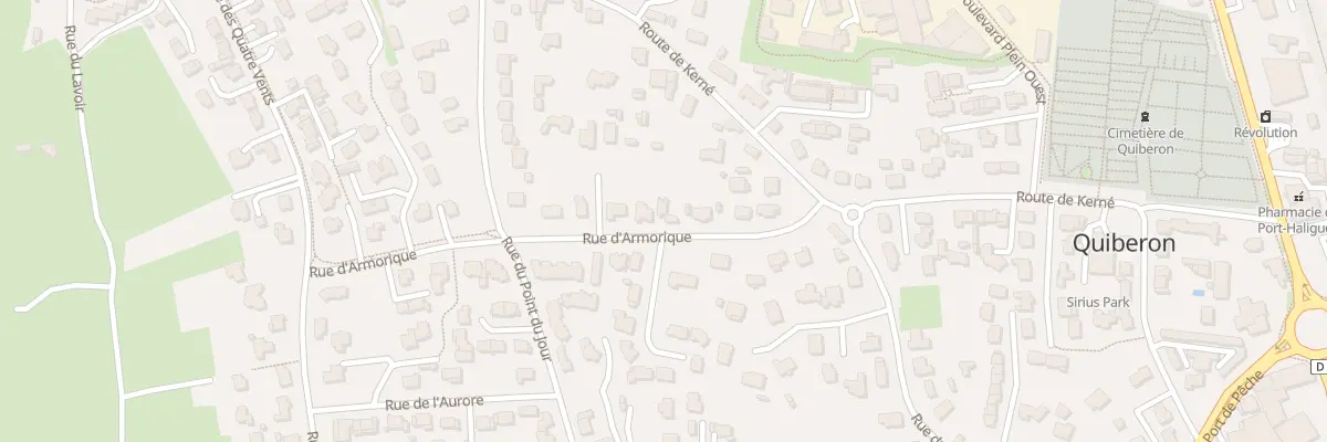 Plan du 4B Rue d’Armorique à Quiberon