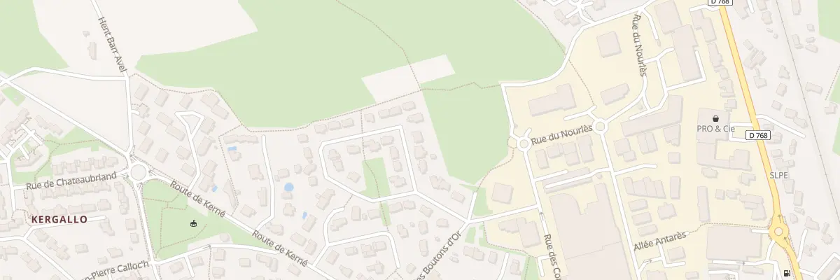 Plan du 14 Rue des Quatre Saisons à Quiberon