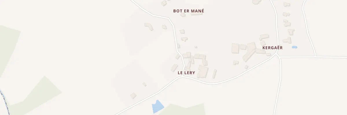 Plan du 5867 Le Lery à Erdeven