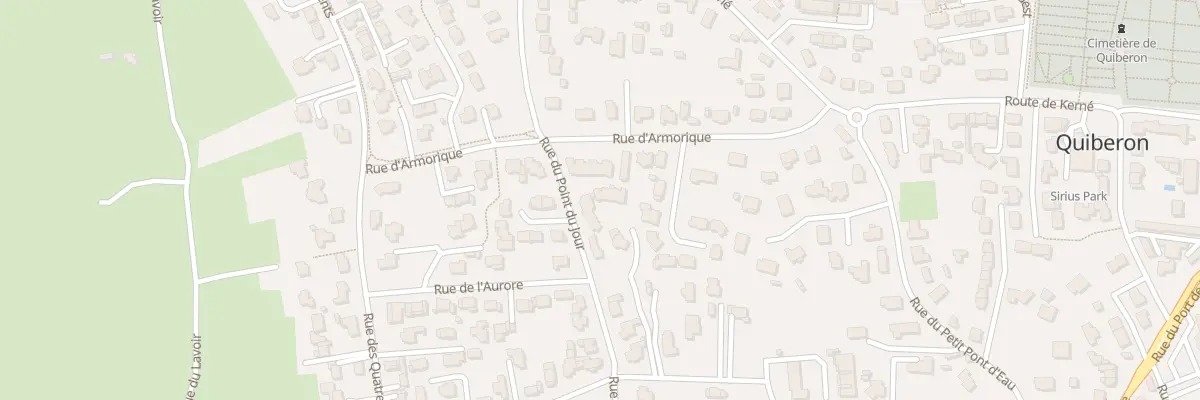 Plan du 15 Rue d’Armorique à Quiberon