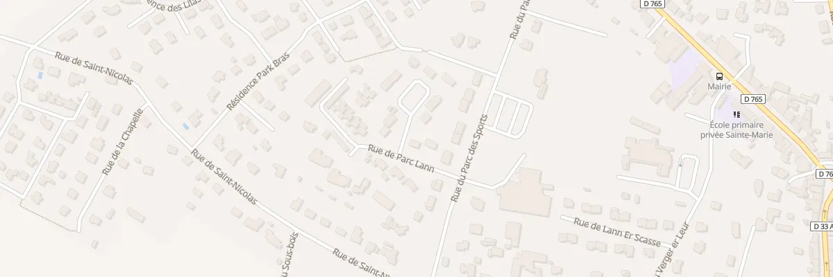 Plan du 4 Rue de Parc Lann à Landévant