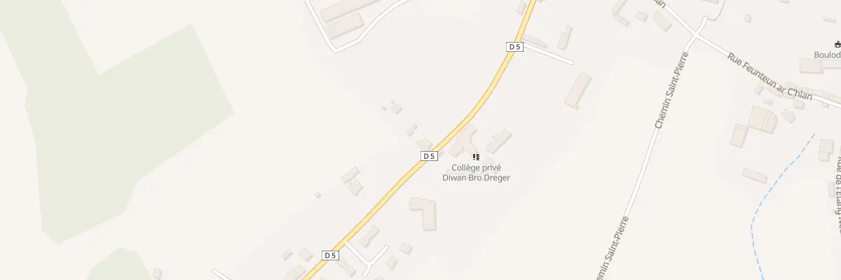 Plan du 9 Rue Saint Pierre à Plésidy