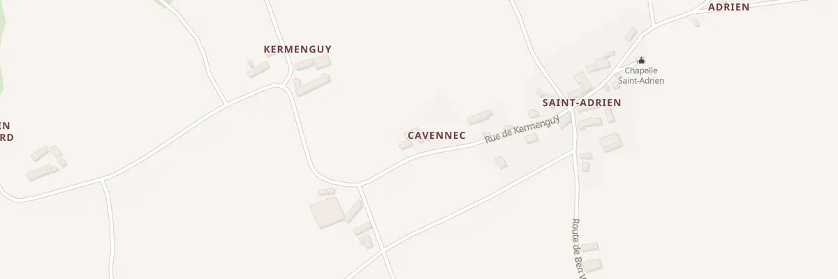 Plan du 12 Kermenguy à Pleumeur-Gautier