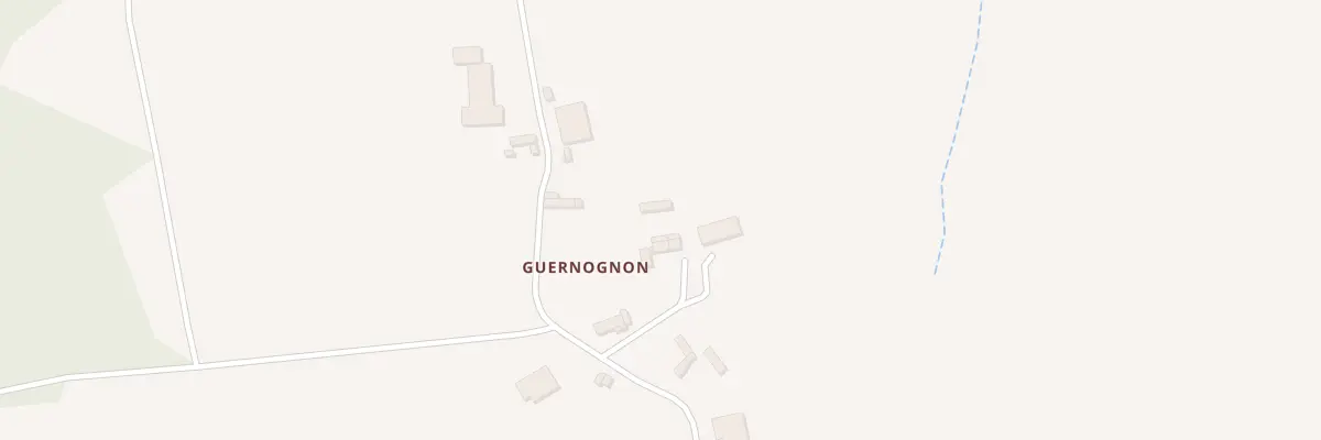 Plan du 8 Guernognon à Plésidy