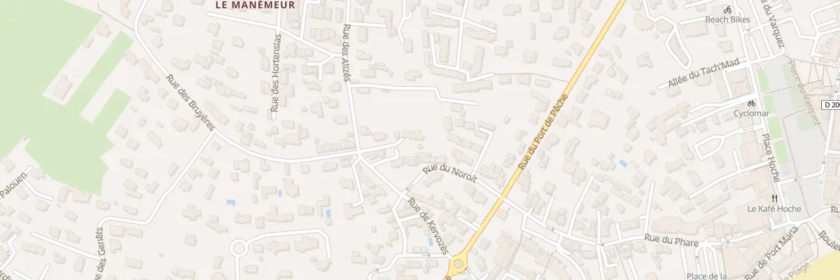 Plan du 2B Rue des Alizés à Quiberon