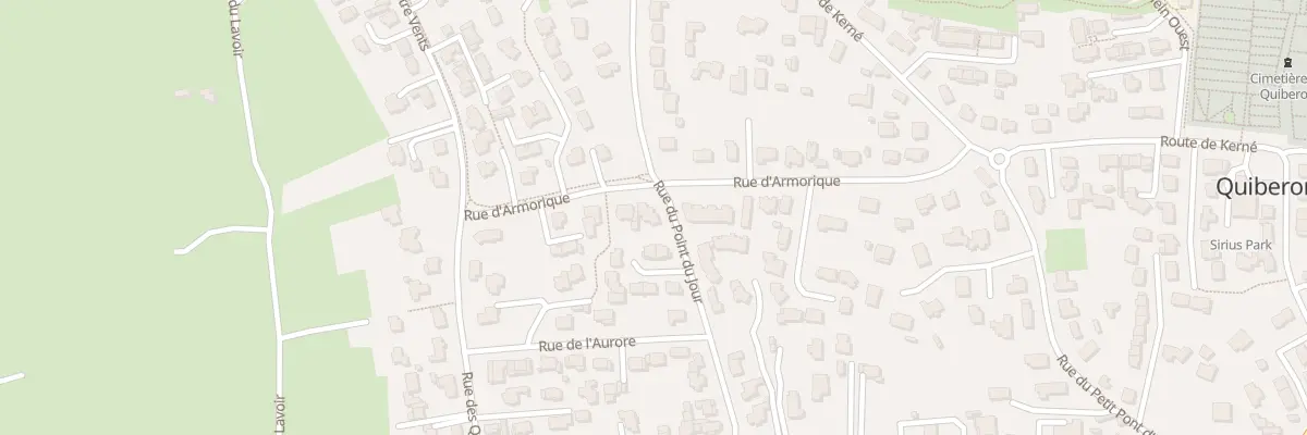 Plan du 17 Rue d’Armorique à Quiberon