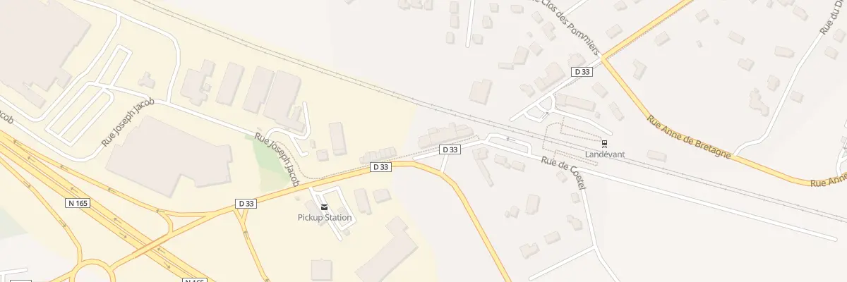 Plan du 30 Rue de la Gare à Landévant