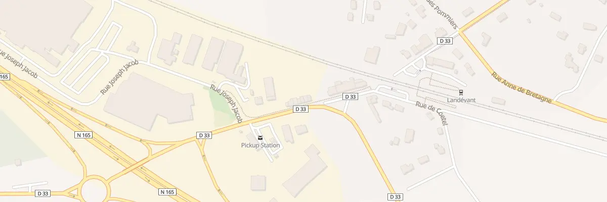 Plan du 38 Rue de la Gare à Landévant