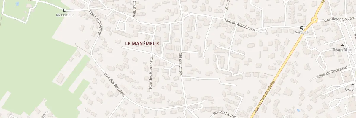 Plan du 9 Rue des Alizés à Quiberon