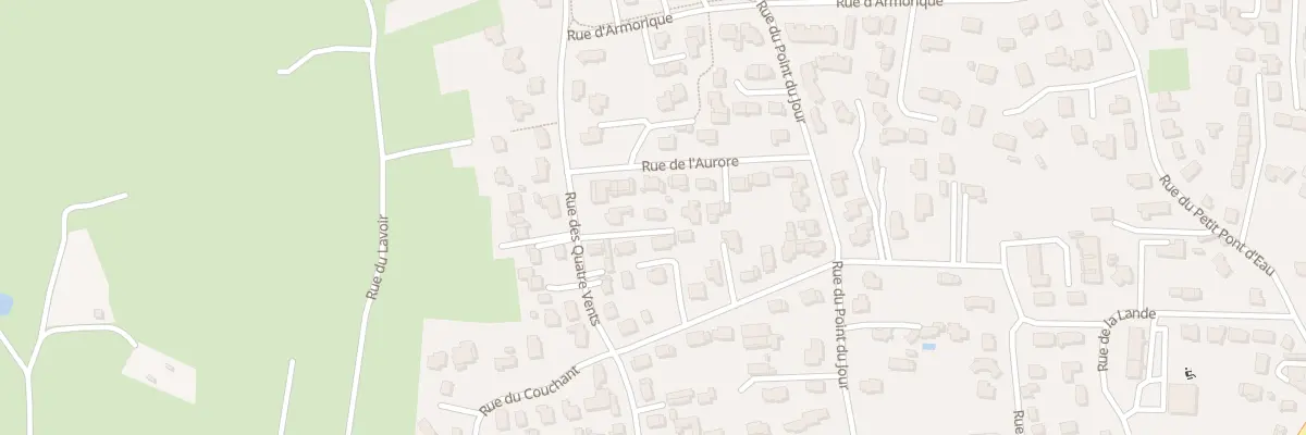 Plan du 40 Rue des Quatre Vents à Quiberon