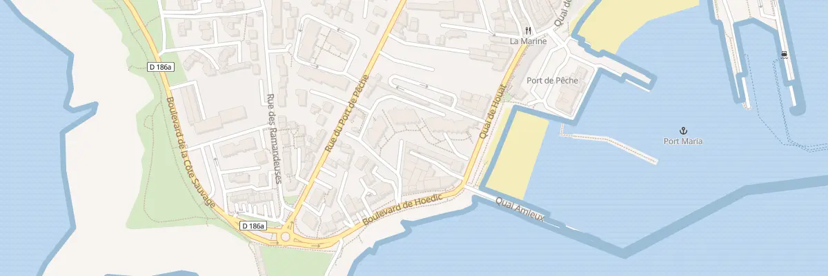 Plan du 10 Quai de Houat à Quiberon