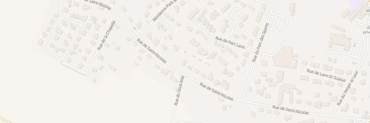 Plan du 32 Rue de Saint Nicolas à Landévant
