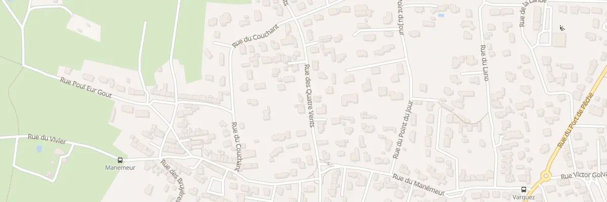 Plan du 13 Rue des Quatre Vents à Quiberon