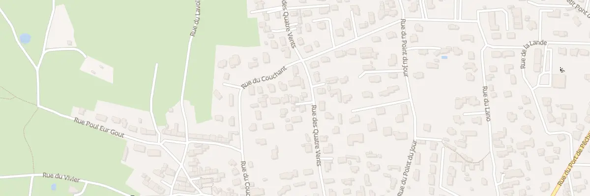 Plan du 23 Rue des Quatre Vents à Quiberon