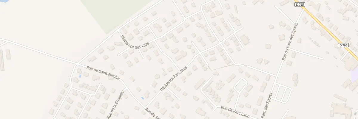 Plan du 4 Res Park Bras à Landévant