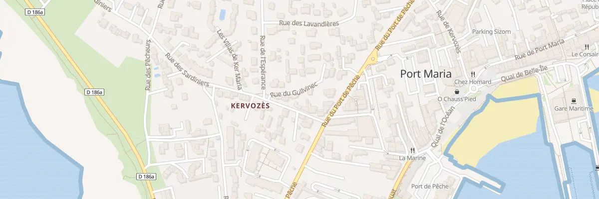 Plan du 10B Rue des Sardiniers à Quiberon