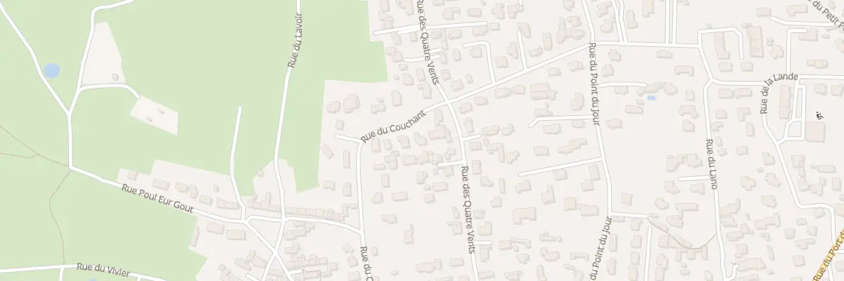 Plan du 1B Rue du Couchant à Quiberon