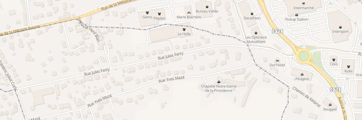 Plan du 46 Rue Jules Ferry à Ploumagoar