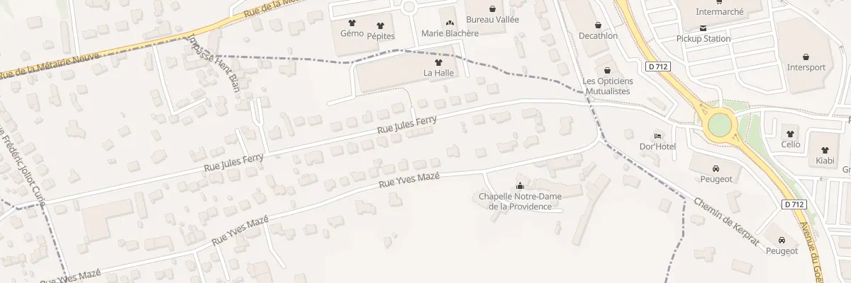 Plan du 44 Rue Jules Ferry à Ploumagoar