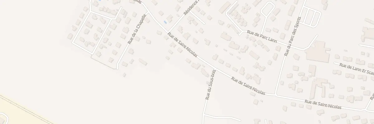 Plan du 35 Rue de Saint Nicolas à Landévant