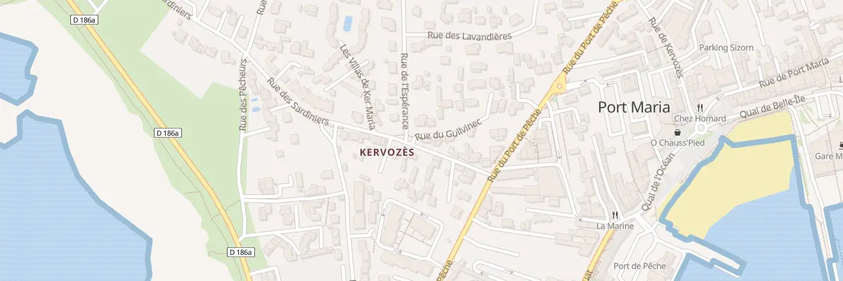 Plan du 20B Rue des Sardiniers à Quiberon
