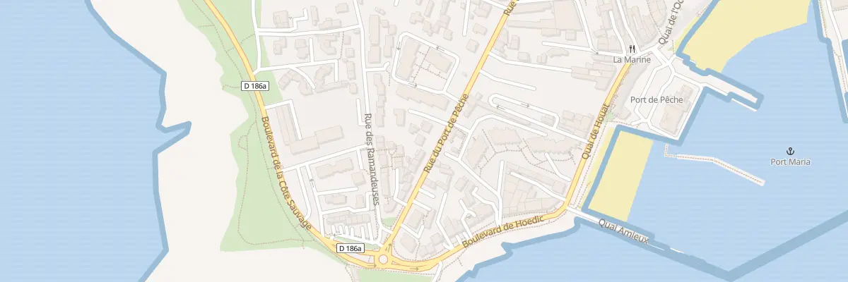 Plan du 15 Rue du Port de Pêche à Quiberon