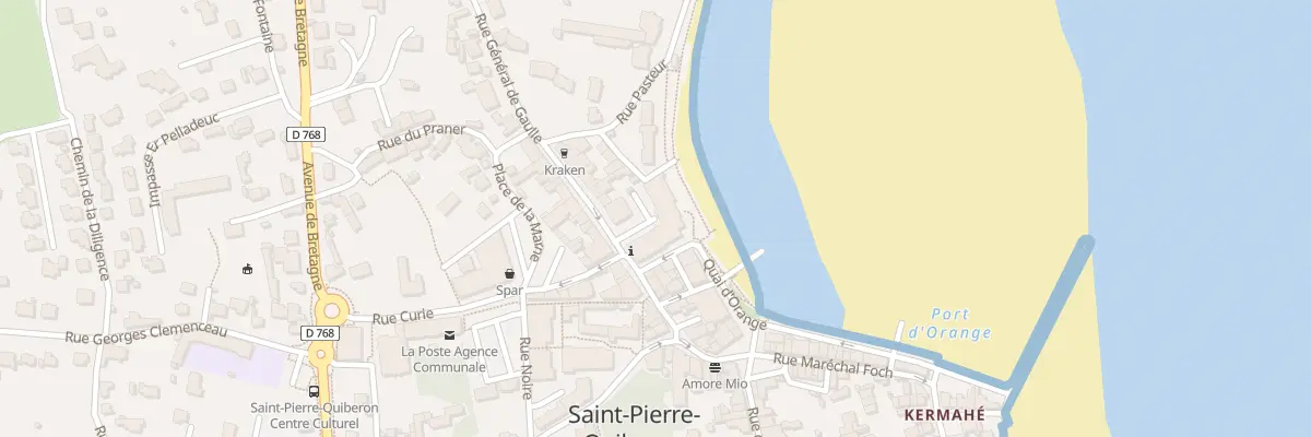 Plan du 134 Rue Général de Gaulle à Saint-Pierre-Quiberon