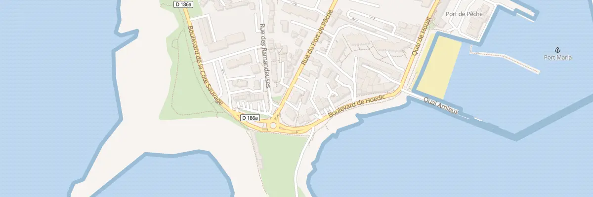 Plan du 2 Rue du Port de Pêche à Quiberon
