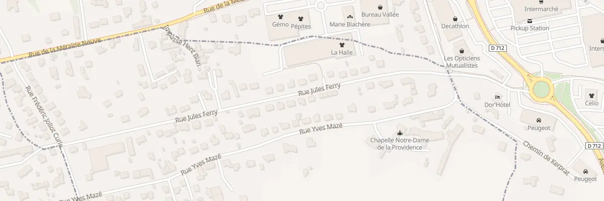 Plan du 36 Rue Jules Ferry à Ploumagoar
