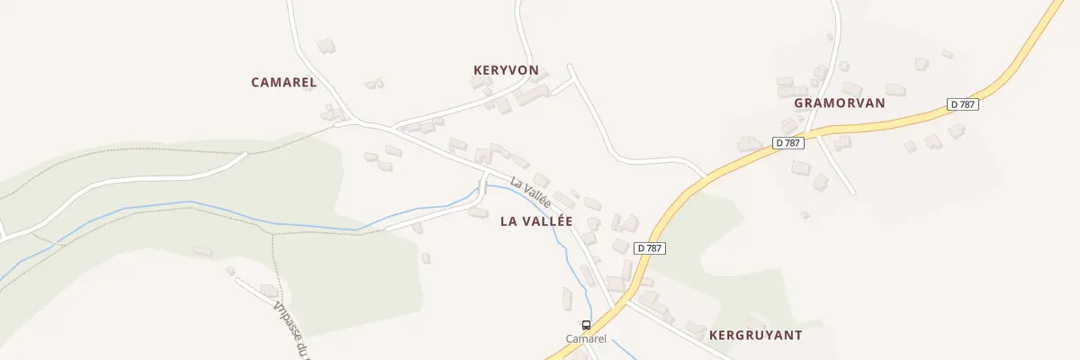 Plan du 18 La Vallée à Pleudaniel