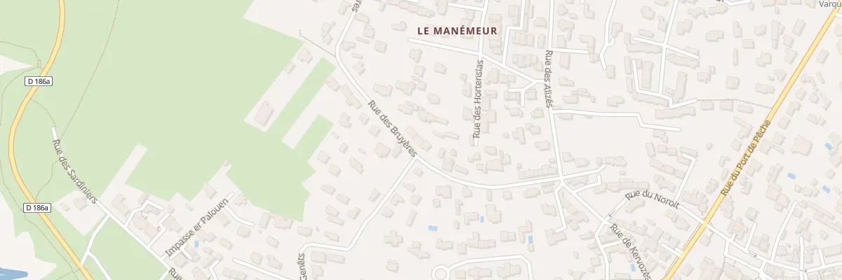Plan du 32 Rue des Bruyères à Quiberon