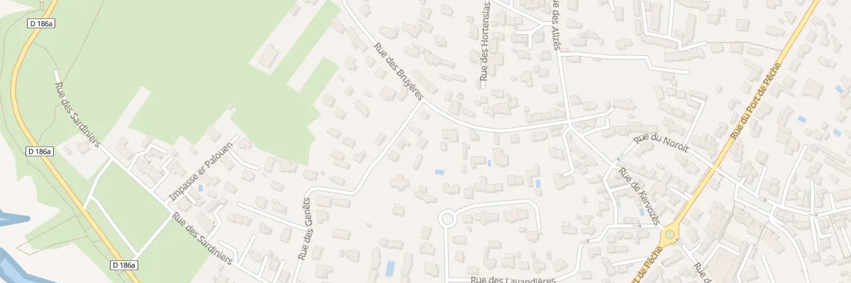 Plan du 31 Rue des Bruyères à Quiberon