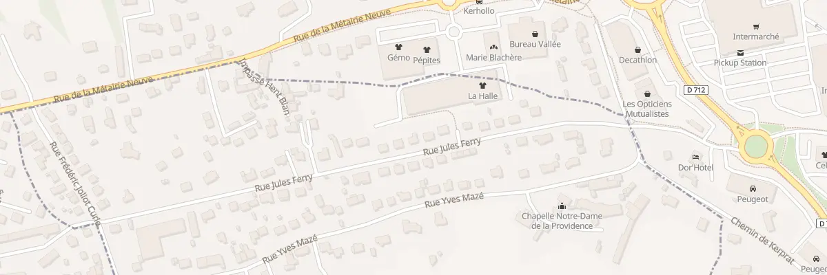 Plan du 47 Rue Jules Ferry à Ploumagoar