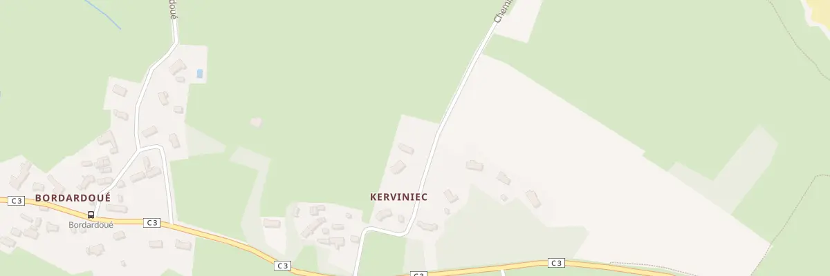 Plan du 315 Kerviniec au Palais