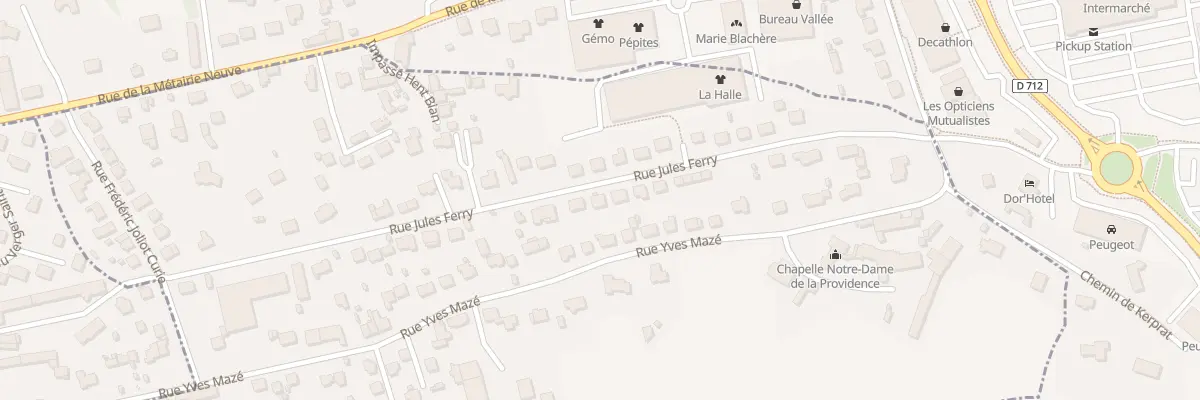 Plan du 32 Rue Jules Ferry à Ploumagoar