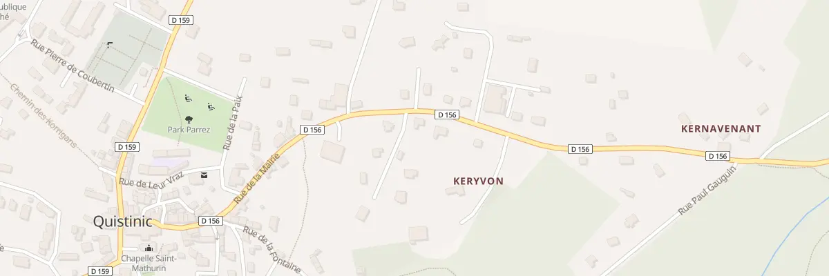 Plan du 6 Rue de Kernavenant à Quistinic