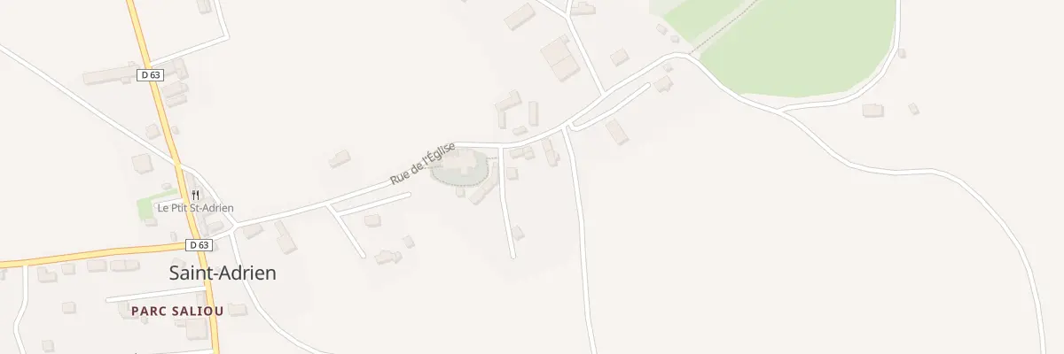 Plan du 8 Rue de l’Eglise à Saint-Adrien