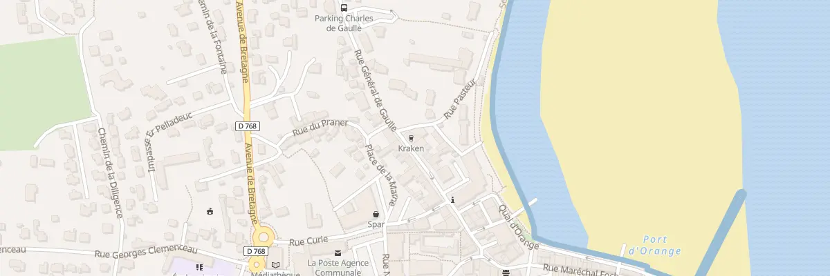 Plan du 194 Rue Général de Gaulle à Saint-Pierre-Quiberon