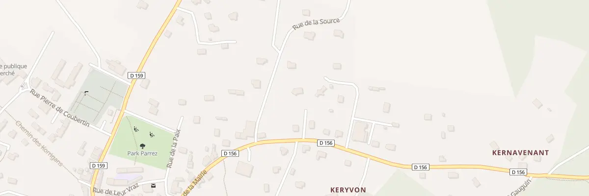 Plan du 9004 Keryvon à Quistinic