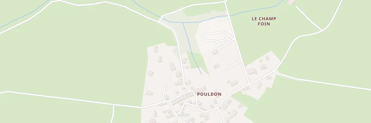 Plan du 6277 Pouldon à Locmaria