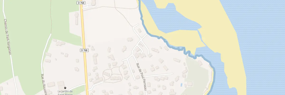 Plan du 14 Rue Poul Perneau à Saint-Pierre-Quiberon
