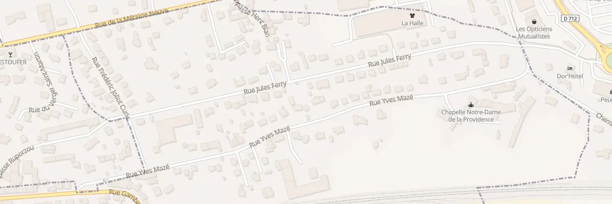 Plan du 41 Rue Yves Maze à Ploumagoar