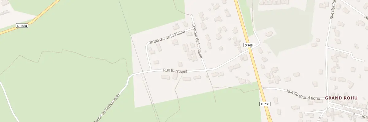 Plan du 8B Rue Barr Avel à Saint-Pierre-Quiberon