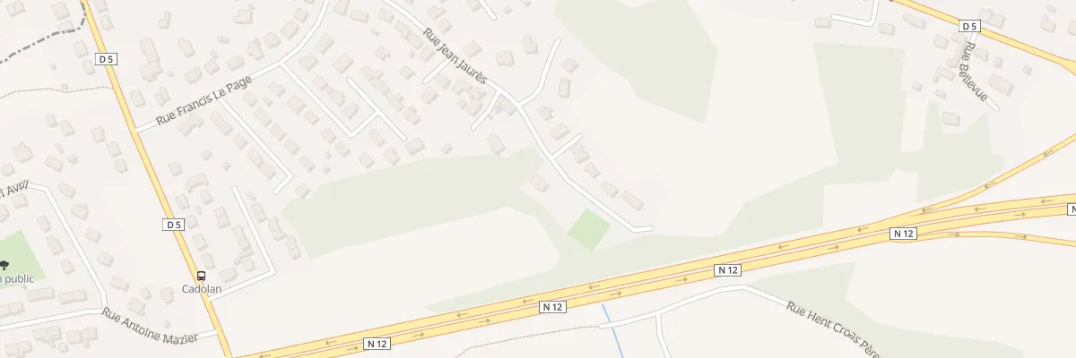 Plan du 52 Rue Jean Jaurès à Ploumagoar